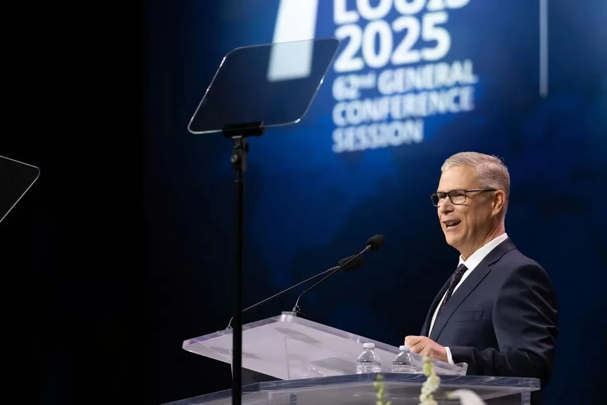 Richard E. McEdward, newly elected GC secretary and former Middle East North Africa Union Mission president. Photo: Tor Tjeransen/Adventist Media Exchange (CC BY 4.0)